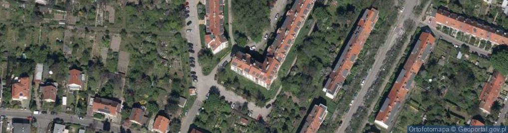 Zdjęcie satelitarne Promień ul.