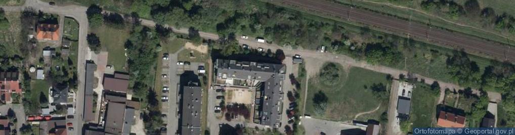 Zdjęcie satelitarne Przednia ul.