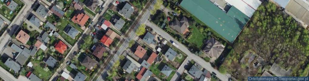 Zdjęcie satelitarne Przędzalniana ul.