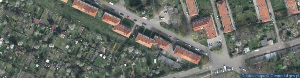 Zdjęcie satelitarne Psie Pole ul.