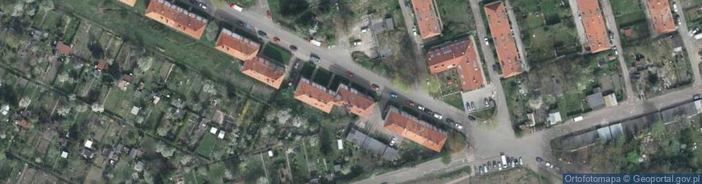 Zdjęcie satelitarne Psie Pole ul.