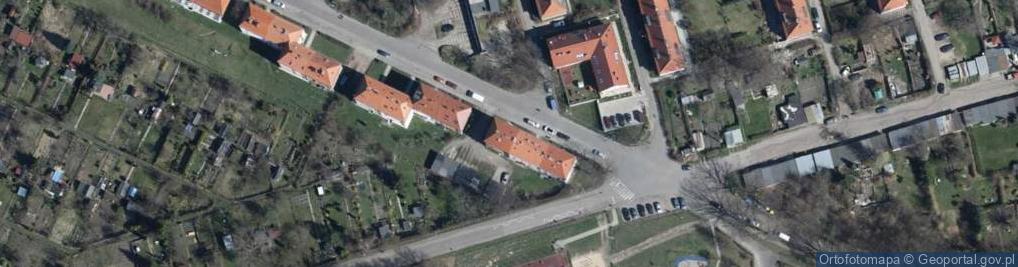 Zdjęcie satelitarne Psie Pole ul.