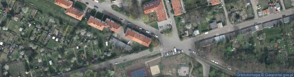 Zdjęcie satelitarne Psie Pole ul.