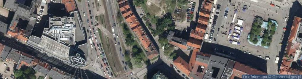 Zdjęcie satelitarne Psie Budy ul.