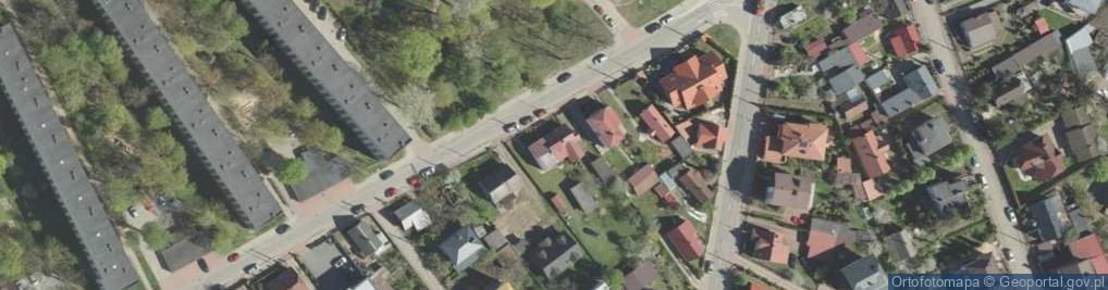 Zdjęcie satelitarne Pułkowa ul.
