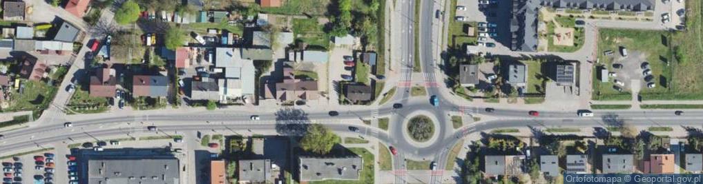 Zdjęcie satelitarne Pułtuska ul.