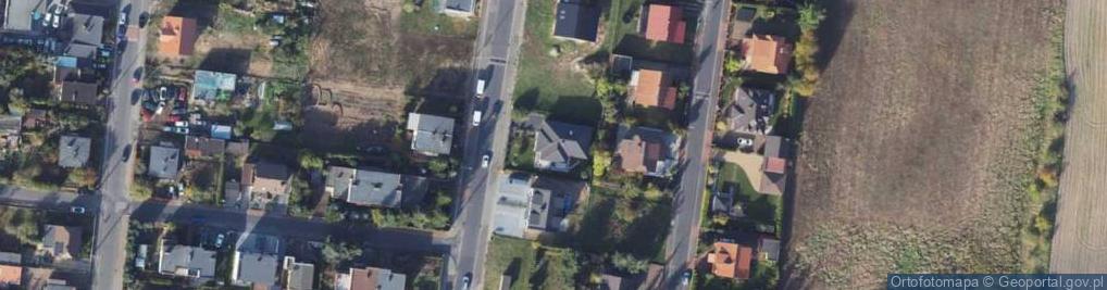 Zdjęcie satelitarne Pułkowa ul.