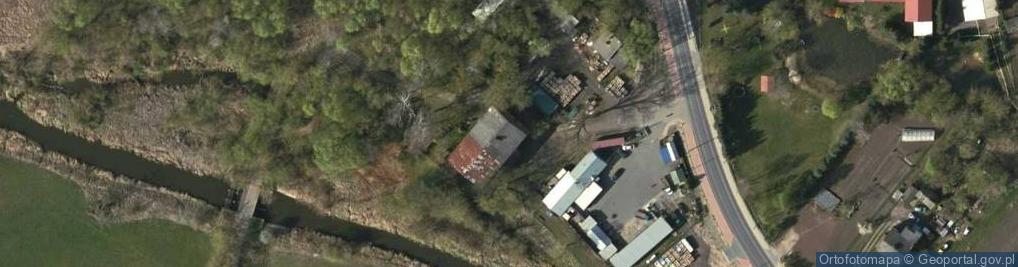 Zdjęcie satelitarne Pułku IV Ułanów ul.