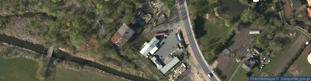 Zdjęcie satelitarne Pułku IV Ułanów ul.
