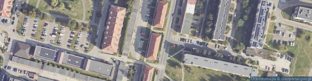 Zdjęcie satelitarne Pułaskiego ul.