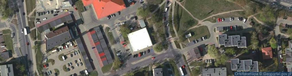 Zdjęcie satelitarne Puławska ul.