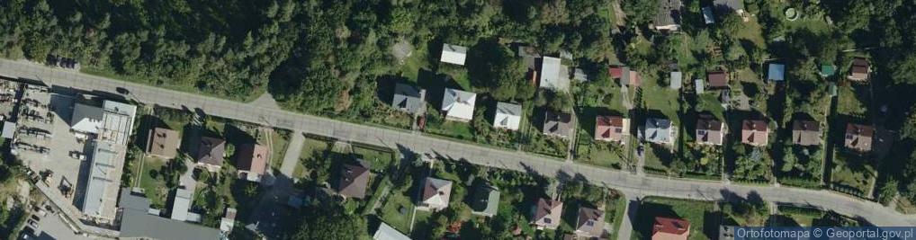 Zdjęcie satelitarne Pustków-Osiedle ul.