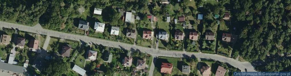 Zdjęcie satelitarne Pustków-Osiedle ul.