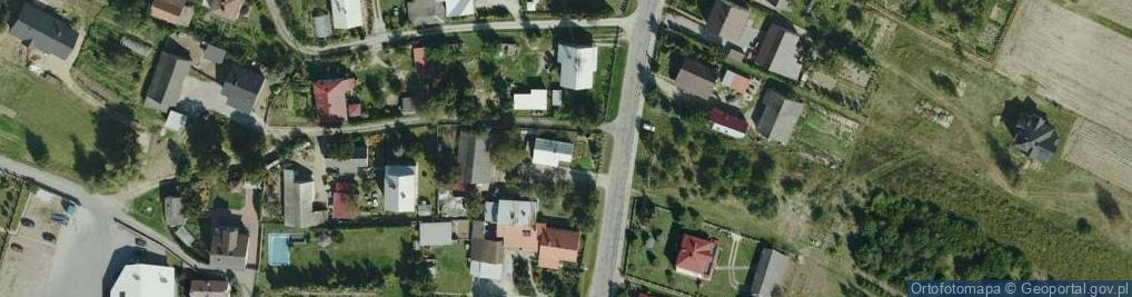 Zdjęcie satelitarne Pustków ul.