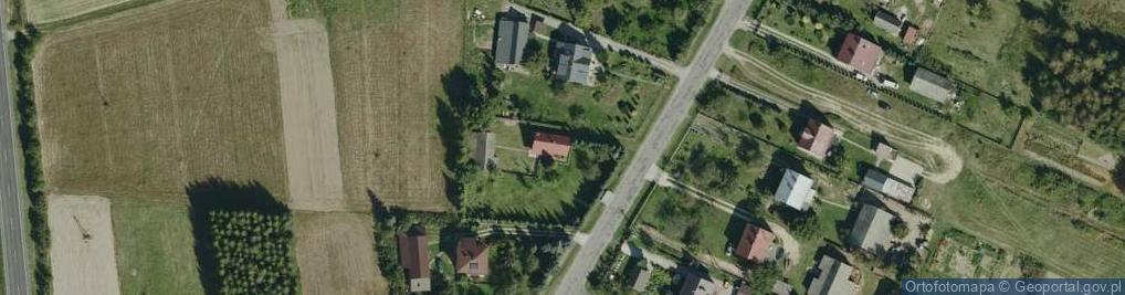 Zdjęcie satelitarne Pustków ul.