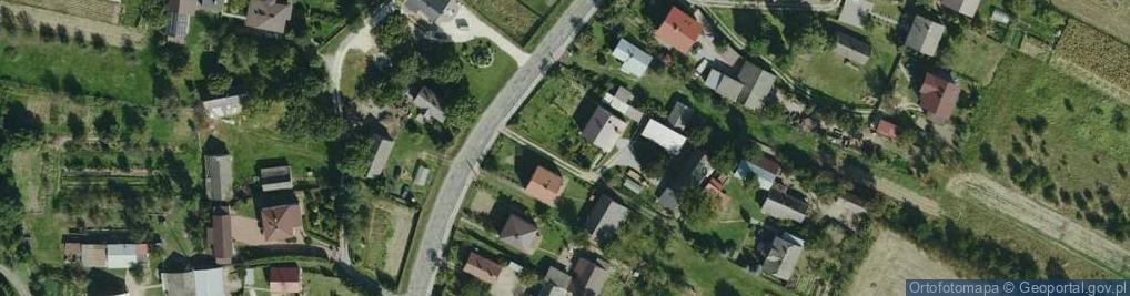 Zdjęcie satelitarne Pustków ul.