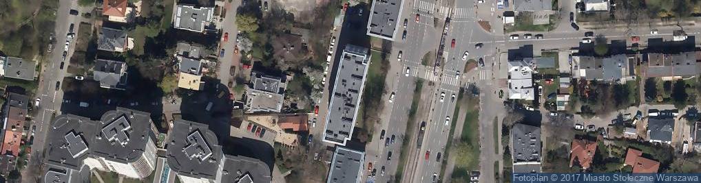 Zdjęcie satelitarne Puławska ul.