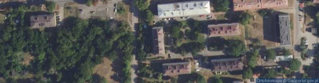 Zdjęcie satelitarne Pułku Radio ul.