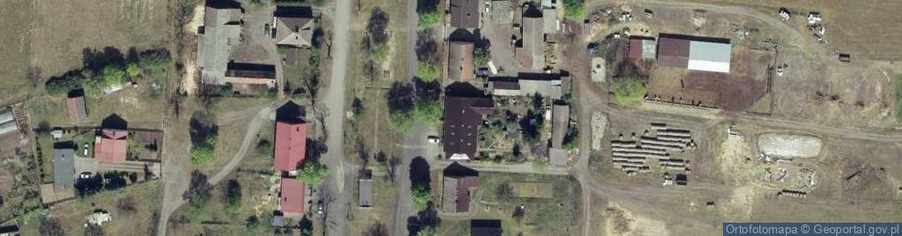 Zdjęcie satelitarne Pyrzany ul.