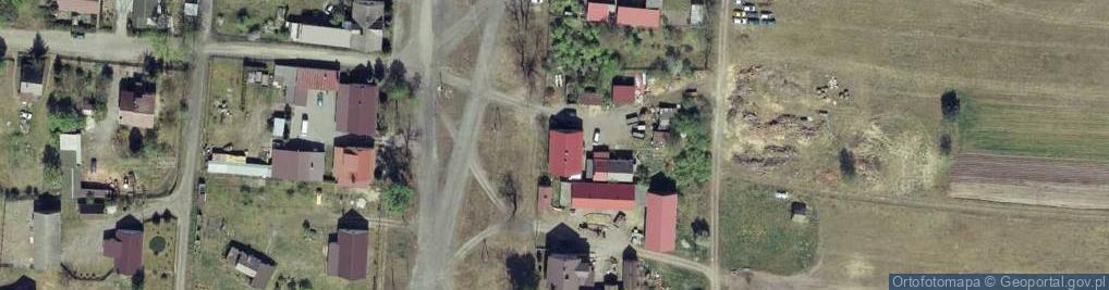 Zdjęcie satelitarne Pyrzany ul.