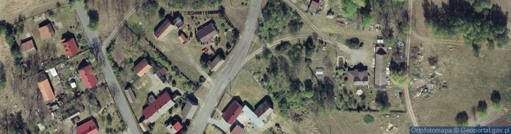 Zdjęcie satelitarne Pyrzany ul.