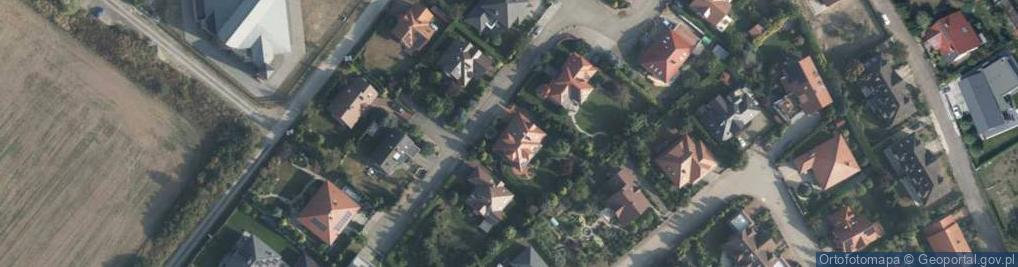 Zdjęcie satelitarne Rajska ul.
