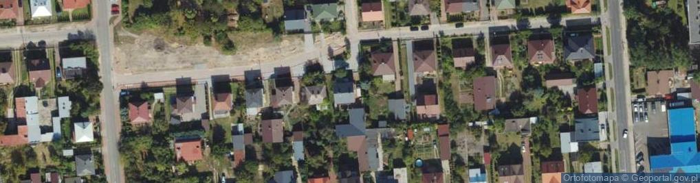 Zdjęcie satelitarne Rakowa ul.