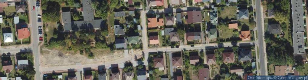 Zdjęcie satelitarne Rakowa ul.
