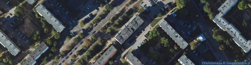 Zdjęcie satelitarne Radzymińska ul.