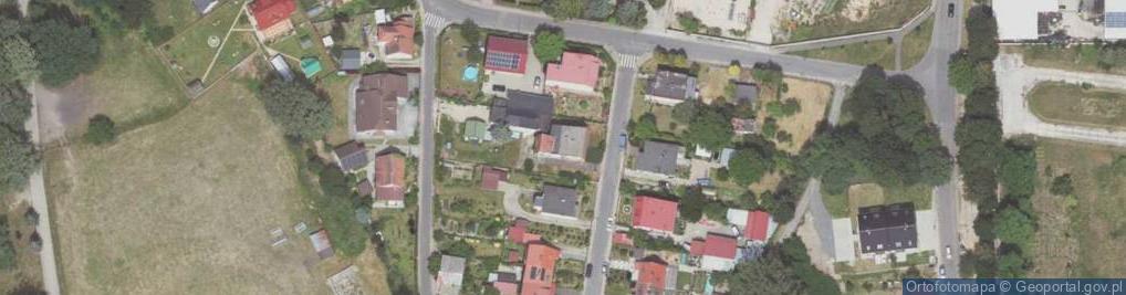 Zdjęcie satelitarne Rajska ul.