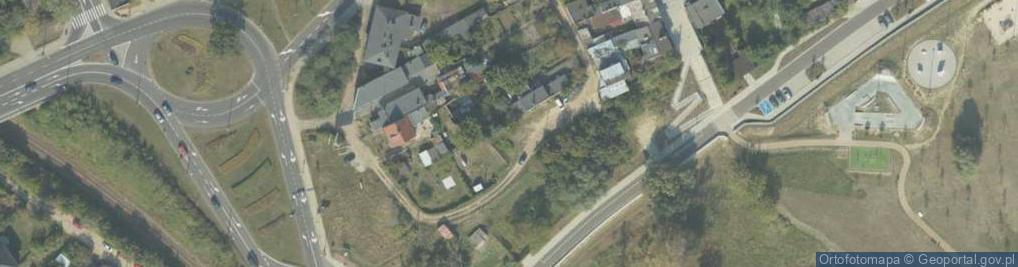 Zdjęcie satelitarne Rakowa ul.