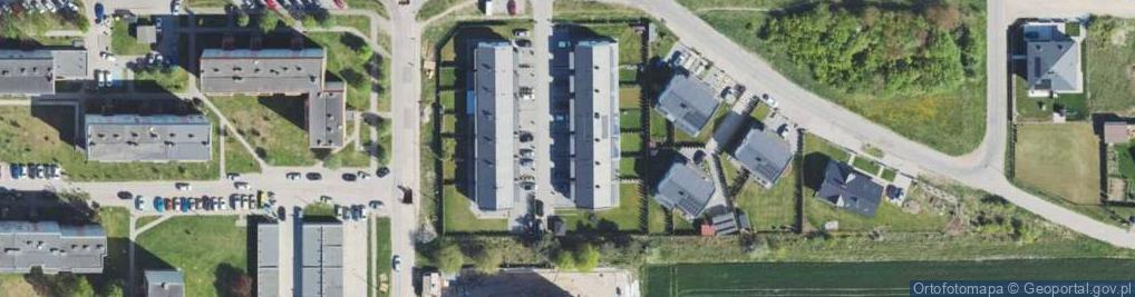 Zdjęcie satelitarne Ranieckiej Marii ul.