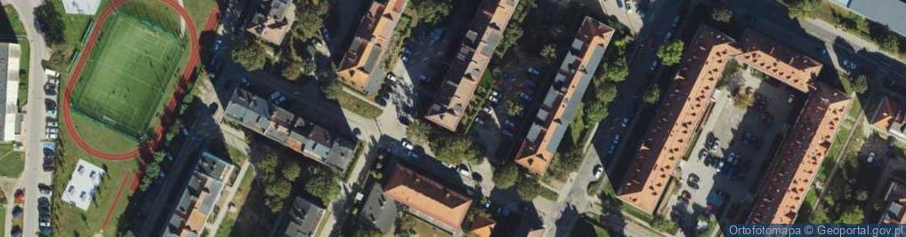 Zdjęcie satelitarne Racławicka ul.
