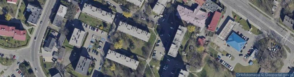 Zdjęcie satelitarne Ratowników Górniczych ul.