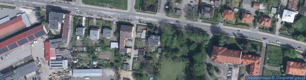 Zdjęcie satelitarne Raciborska ul.