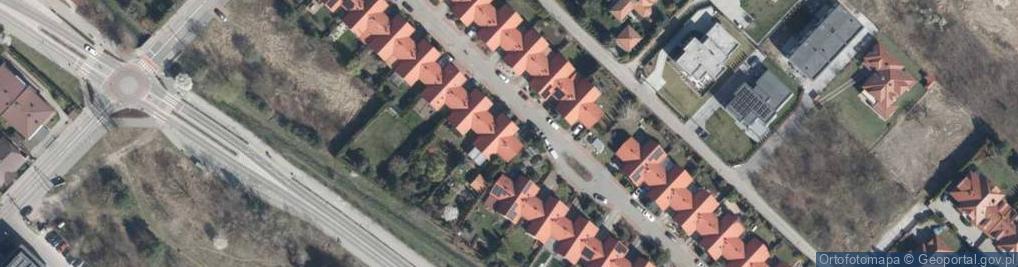 Zdjęcie satelitarne Rajskiej Jabłoni ul.