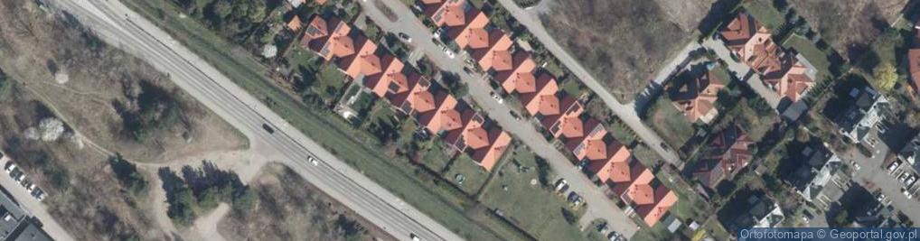 Zdjęcie satelitarne Rajskiej Jabłoni ul.