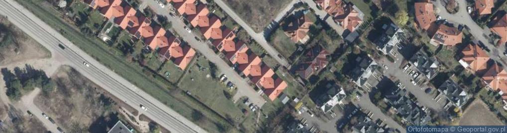 Zdjęcie satelitarne Rajskiej Jabłoni ul.