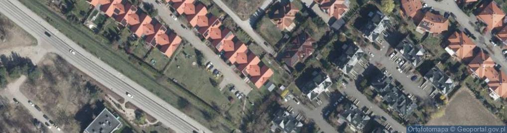 Zdjęcie satelitarne Rajskiej Jabłoni ul.
