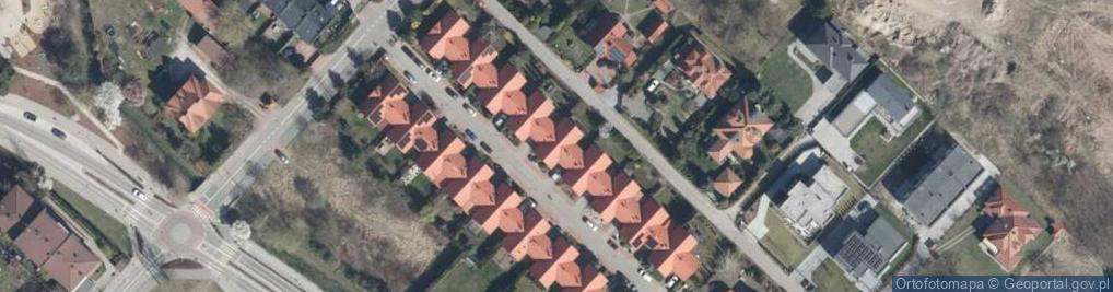 Zdjęcie satelitarne Rajskiej Jabłoni ul.