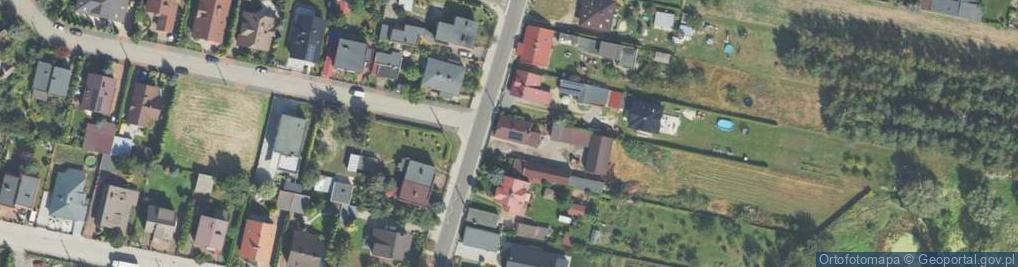 Zdjęcie satelitarne Rajskowska ul.