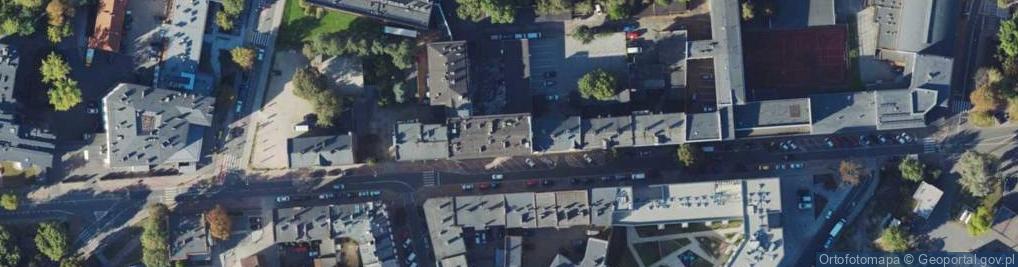 Zdjęcie satelitarne Raciborska ul.