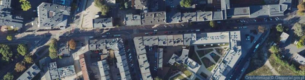 Zdjęcie satelitarne Raciborska ul.