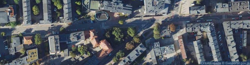 Zdjęcie satelitarne Raciborska ul.