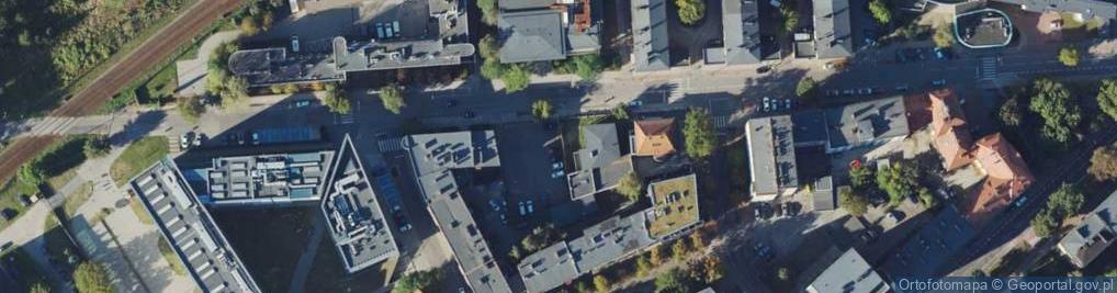 Zdjęcie satelitarne Raciborska ul.