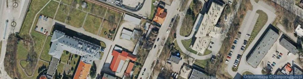 Zdjęcie satelitarne Radiowa ul.
