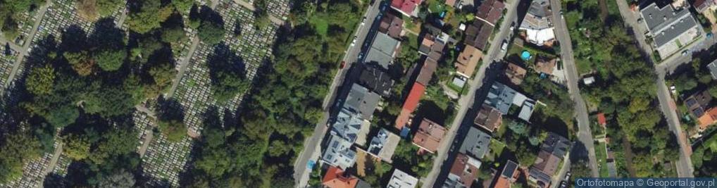 Zdjęcie satelitarne Rakowicka ul.