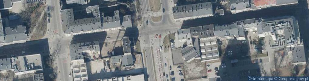 Zdjęcie satelitarne Radwańska ul.