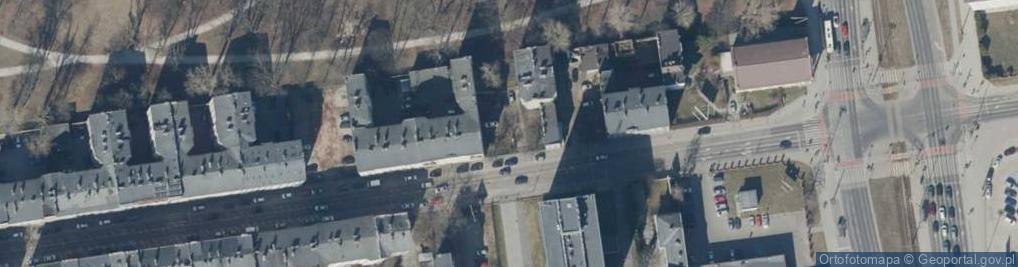Zdjęcie satelitarne Radwańska ul.
