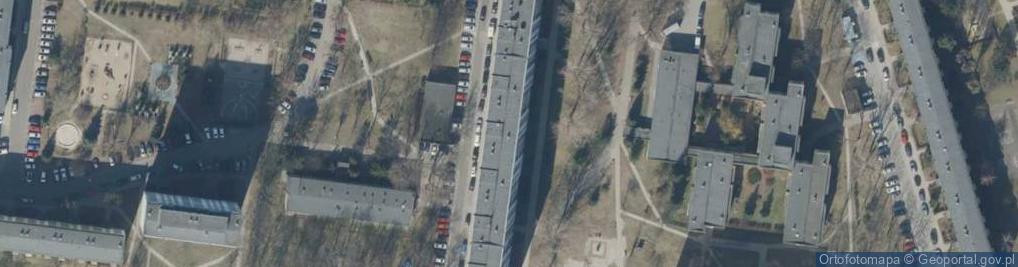 Zdjęcie satelitarne Rajdowa ul.